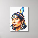 Search for native american canvas prints Tribe