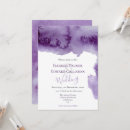 Search for ultra violet wedding invitations Watercolor