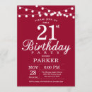 Search for classic 21st birthday invitations Twenty first birthday