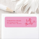 Search for 30 return address labels Typography