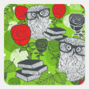 Search for green owl stickers Flower