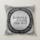 Search for 25th anniversary cushions Black and silver