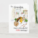 Search for mans 70th birthday cards Grandfather