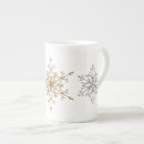 Search for silver snowflake mugs Elegant