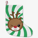 Search for reindeer christmas stockings Santa