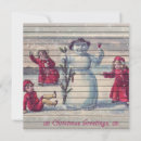 Search for winter snowman cards Rustic