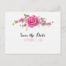 Search for pink save the date postcards Rose