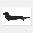 Search for long haired dachshund stickers Silhouette