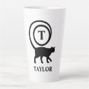 Search for cat monogram mugs Kitty