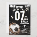 Search for happy soccer birthday invitations For kids