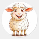 Search for cartoon sheep stickers Lamb