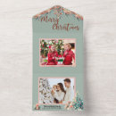 Search for feather christmas cards Green
