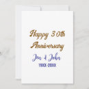 Search for golden anniversary invitations Happy 30th anniversary