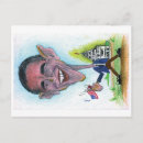 Search for obama postcards Caricature