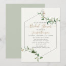 Search for eucalyptus leaves bridal shower invitations Floral