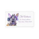 Search for fairy tale return address labels Elegant