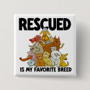 Search for rescued dog badges Pet adoption