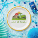 Search for tractor paper plates Watercolor