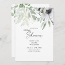 Search for winter floral bridal shower invitations Botanical