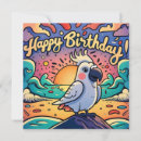 Search for bird birthday cards Colourful