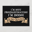Search for procrastination postcards Procrastinate