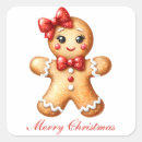Search for gingerbread girl stickers Winter