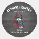 Search for splattered blood stickers Zombie
