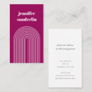 Search for arched business cards Professional