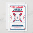 Search for all star birthday invitations Slugger