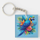 Search for colourful parrot key rings Tropical