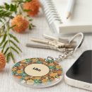 Search for funky key rings Flower power