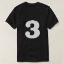Search for number 3 tshirts Numbers
