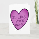 Search for funny face seasonal cards Heart
