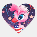 Search for pink american flag stickers Flamingo
