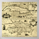 Search for cuba map posters History