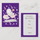 Search for friends vertical note cards Purple