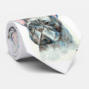 Search for dog portrait ties Black