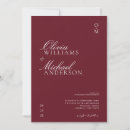 Search for elegant burgundy wedding invitations Calligraphy