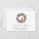 Search for cardinal thank you cards Red cardinal bird