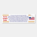 Search for spangled bumper stickers Flag
