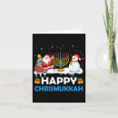 Search for hanukkah christmas cards Santa