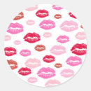 Search for hot pink lips stickers Valentine