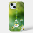 Search for water drops iphone cases Green