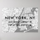 Search for black map posters New york