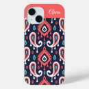 Search for coral monogrammed iphone cases Pattern