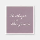 Search for plum wedding napkins Modern