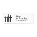 Search for cemetery return address labels Gothic