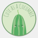 Search for cucumber stickers Cool as a cucumber