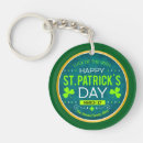 Search for happy st patrick key rings Shamrock