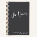 Search for wedding vow notebooks For her